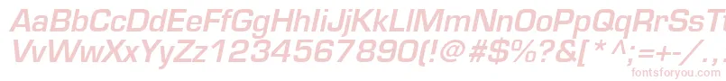 PalindromeSsiSemiBoldItalic Font – Pink Fonts on White Background