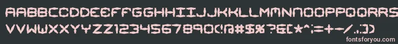 Mimaalt1 Font – Pink Fonts on Black Background