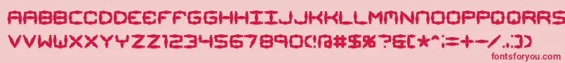 Mimaalt1 Font – Red Fonts on Pink Background