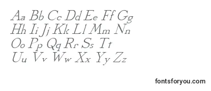 DickensItalic-fontti