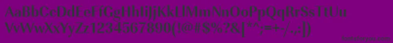 Weitere Informationen zur UrwimperialtextnarBold-Schriftart UrwimperialtextnarBold-Schriftart – Schwarze Schriften auf violettem Hintergrund