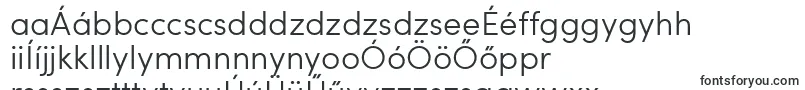 Шрифт SofiaProLight – венгерские шрифты
