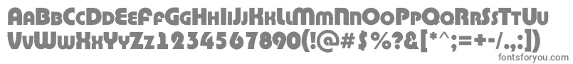 Шрифт ABighaustitulrgExtrabold – серые шрифты