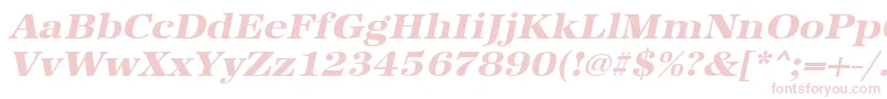 UrwantiquatextbolextwidOblique Font – Pink Fonts