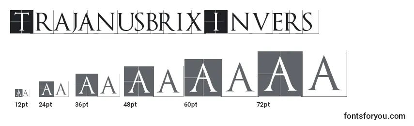 Размеры шрифта TrajanusbrixInvers
