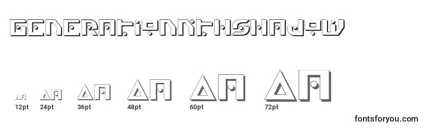 GenerationNthShadow Font Sizes