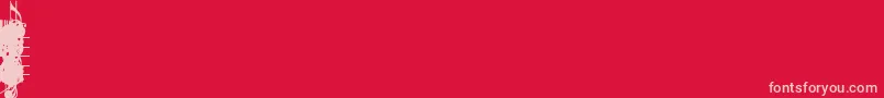ConcertoSsi Font – Pink Fonts on Red Background