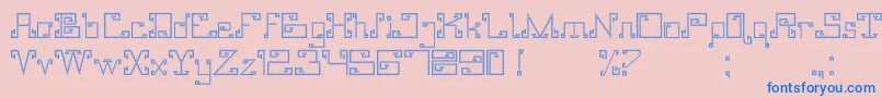 Подробнее о шрифте AinuMinzoku Шрифт AinuMinzoku – синие шрифты на розовом фоне
