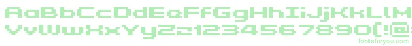 Kyrou5WideBold Font – Green Fonts on White Background