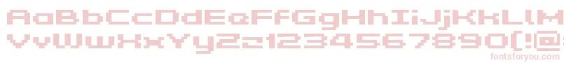 Kyrou5WideBold Font – Pink Fonts on White Background