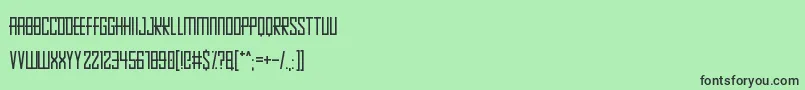 Pixelopolis9000 Font – Black Fonts on Green Background