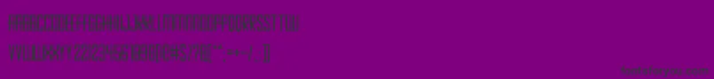Pixelopolis9000 Font – Black Fonts on Purple Background