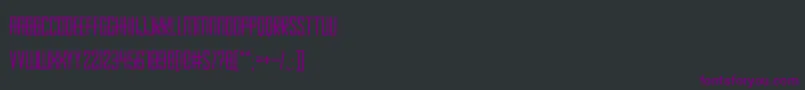 Pixelopolis9000 Font – Purple Fonts on Black Background