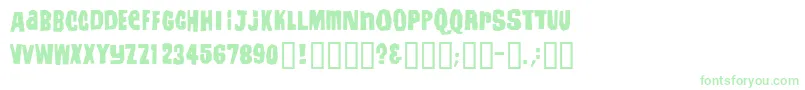 Irwinallen-Schriftart – Grüne Schriften