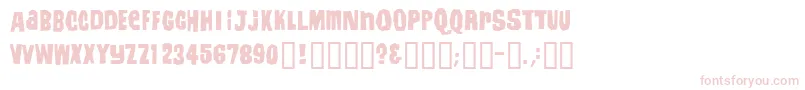 Irwinallen-Schriftart – Rosa Schriften