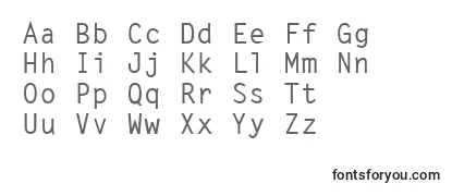 Обзор шрифта LettergothicBold