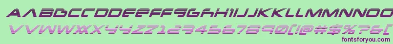 Newmarsscanital Font – Purple Fonts on Green Background