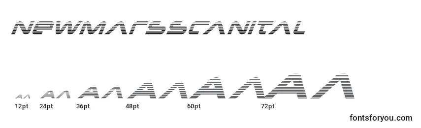 Размеры шрифта Newmarsscanital