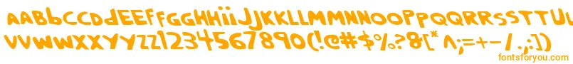 CrappityCrapCrapLeftalic Font – Orange Fonts