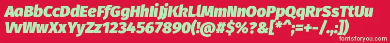 Más sobre la fuente FirasansUltraitalic fuente FirasansUltraitalic – Fuentes Verdes Sobre Fondo Rojo