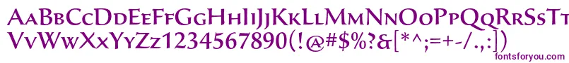 SavaproMedium Font – Purple Fonts on White Background
