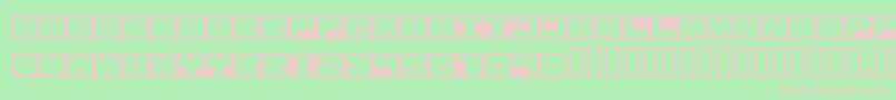 CorneliusMaurits Font – Pink Fonts on Green Background