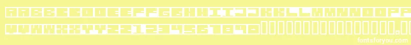 CorneliusMaurits Font – White Fonts on Yellow Background