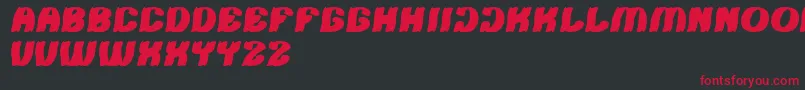 Tshirt-Schriftart – Rote Schriften auf schwarzem Hintergrund