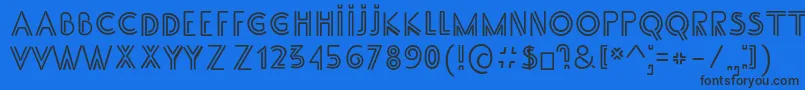 SsAdec2.0Main Font – Black Fonts on Blue Background