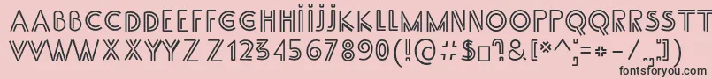 SsAdec2.0Main Font – Black Fonts on Pink Background