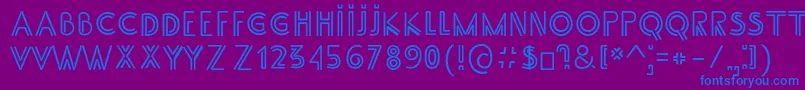 SsAdec2.0Main Font – Blue Fonts on Purple Background