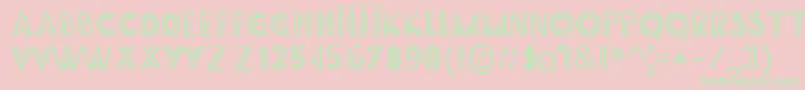 SsAdec2.0Main Font – Green Fonts on Pink Background