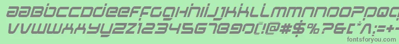 Stareaglelaserital Font – Gray Fonts on Green Background