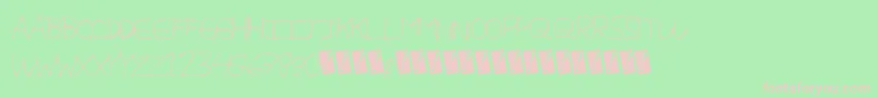 Magicscribble Font – Pink Fonts on Green Background