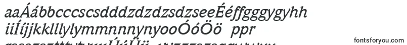 Шрифт ItcWeidemannLtMediumItalic – венгерские шрифты