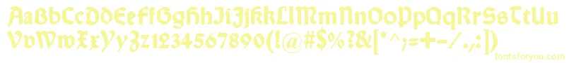 WallauDeutschBold Font – Yellow Fonts