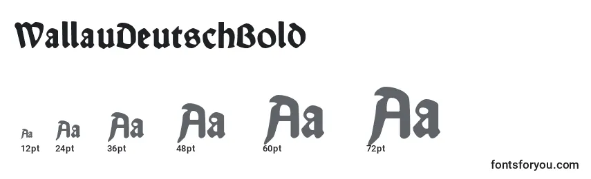 WallauDeutschBold Font Sizes