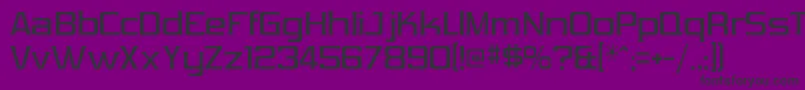 VibrocentricRegular Font – Black Fonts on Purple Background