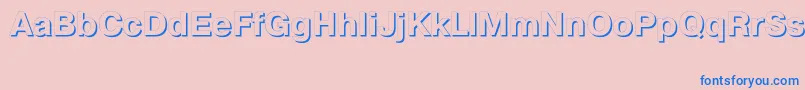 Weitere Informationen zur PragmaticashadowcttBold-Schriftart PragmaticashadowcttBold-Schriftart – Blaue Schriften auf rosa Hintergrund