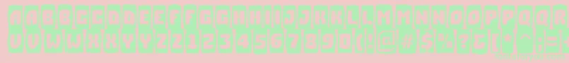 ASimplercmbrkBold Font – Green Fonts on Pink Background