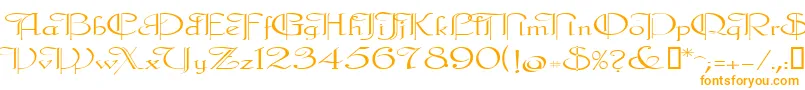 Galecler-fontti – oranssit fontit