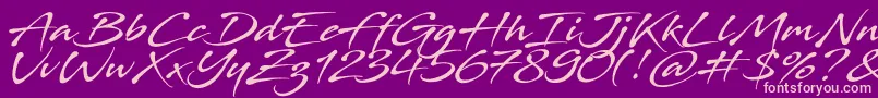 More about Stingray Font Stingray Font – Pink Fonts on Purple Background