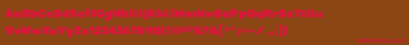 Crimewave Font – Red Fonts on Brown Background