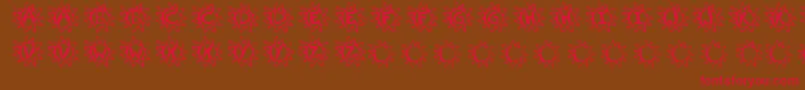 More about Krissun Font Krissun Font – Red Fonts on Brown Background