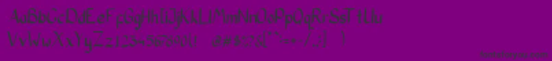 CoolkasHwMedium Font – Black Fonts on Purple Background