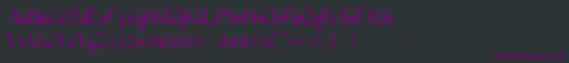 fuente CoolkasHwMedium – Fuentes Moradas Sobre Fondo Negro