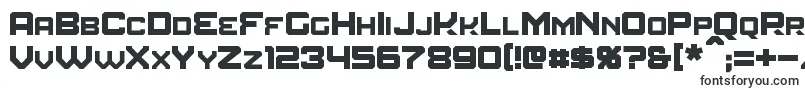 Шрифт Amuro – прямые шрифты
