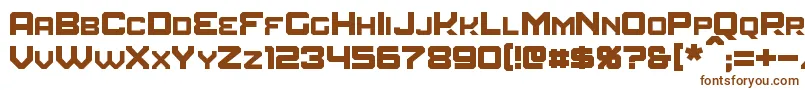Amuro Font – Brown Fonts on White Background