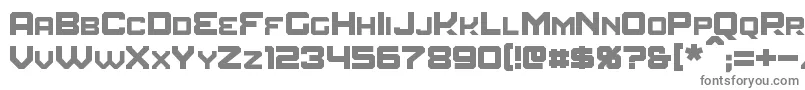 Шрифт Amuro – серые шрифты