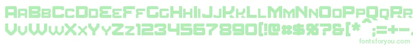 Amuro Font – Green Fonts on White Background